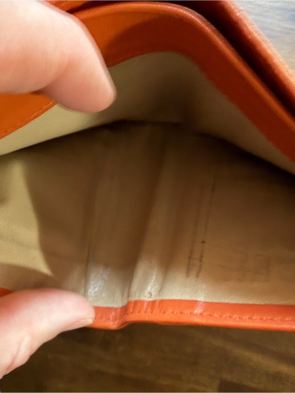 Bottega Veneta Intrecciato Bifold Wallet in Orange Leather - Picture 10 of 16